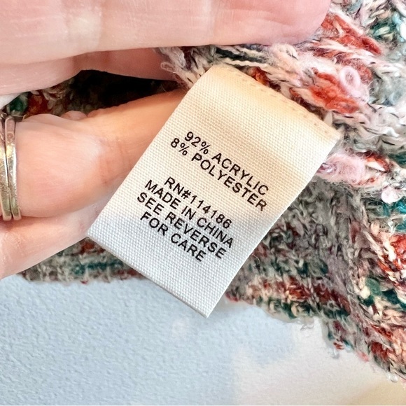 Adyson Parker Womens Marled V Neck Pullover Sweater Plus Size 3X EUC Soft Cozy - Picture 5 of 11